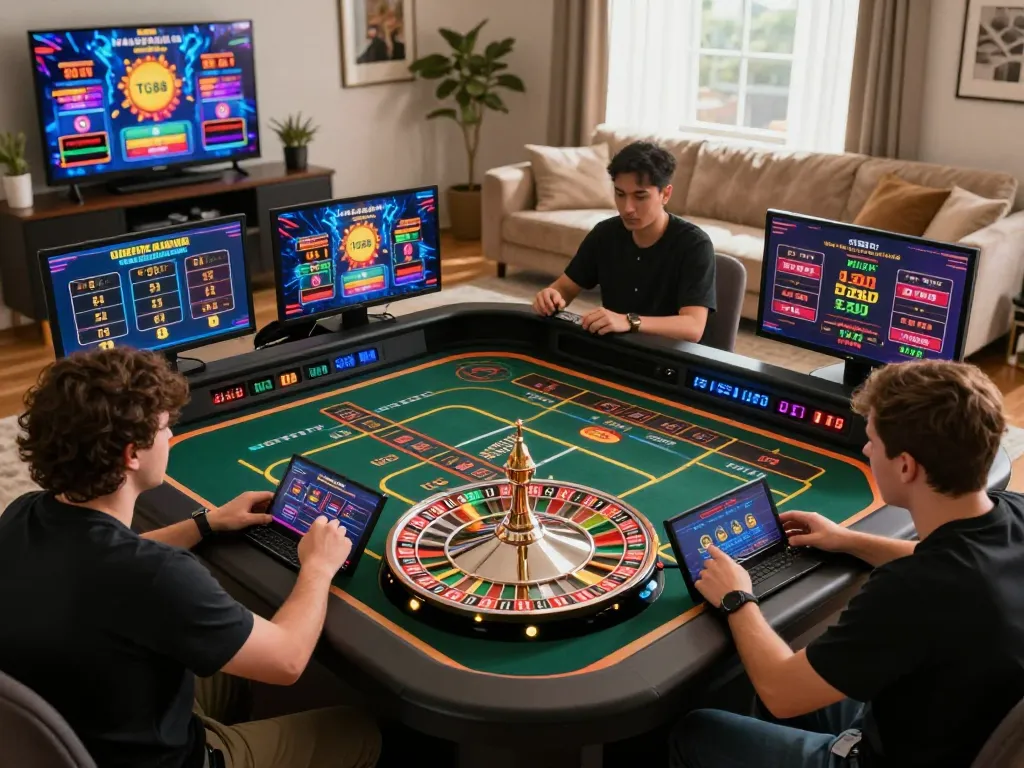 Engage with TG88's exciting online roulette gaming experience from the comfort of home.