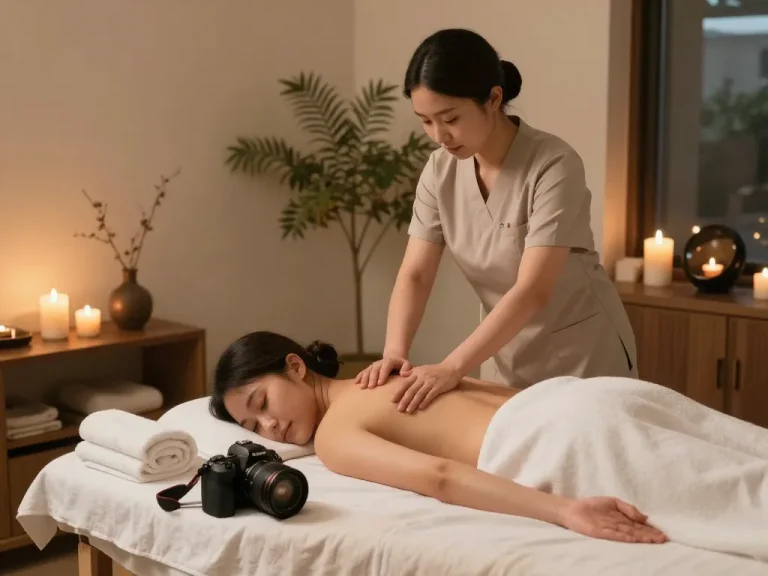Calm scene of 인계동마사지 therapy showcasing soothing Swedish massage in a serene environment