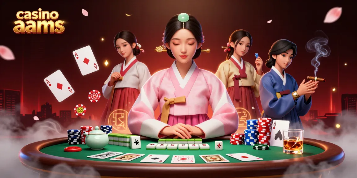 Vivi l'emozione dei casino non AAMS con ricche visuali di poker ed elementi dinamici che circondano una donna asiatica serena.