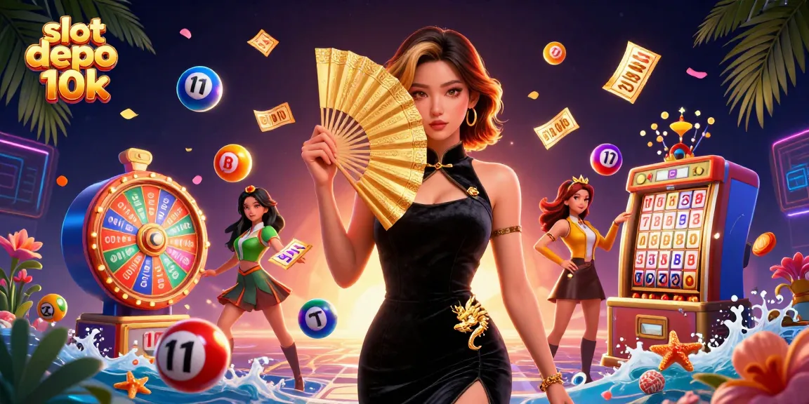 Experience exciting gameplay with slot depo 10k, vibrant lottery elements, and dynamic casino atmosphere.