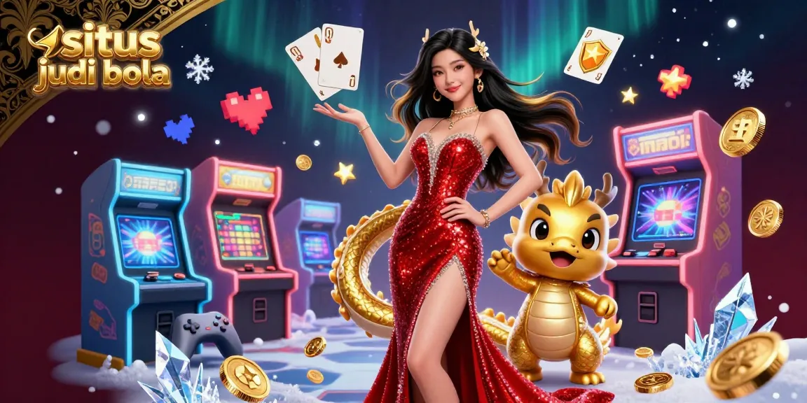 Experience situs judi bola with stunning visuals and engaging gameplay in this vibrant casino-themed illustration.
