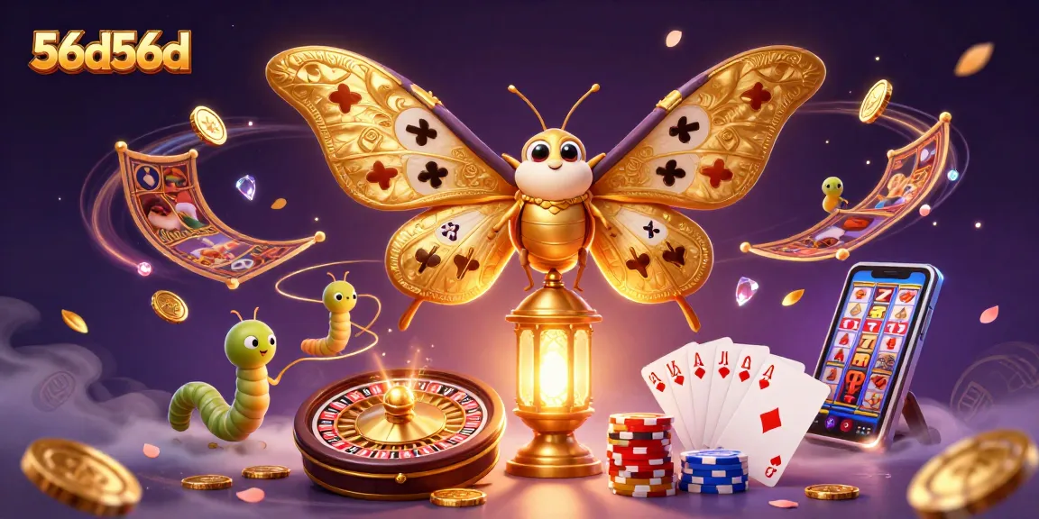 Experience the dazzling world of 56d56d with golden game symbols and casino magic!
