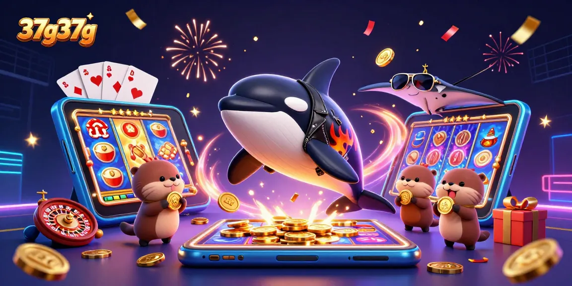 Engage with 37g37g while enjoying a festive 3D casino atmosphere filled with gold coins and thrilling games.